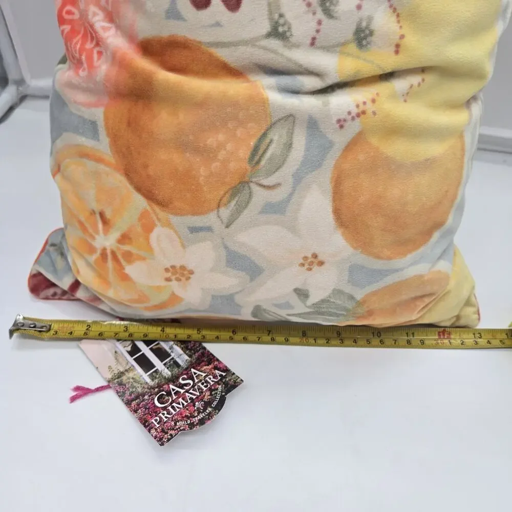 Citrus Theme Lumbar Pillow 13x24
